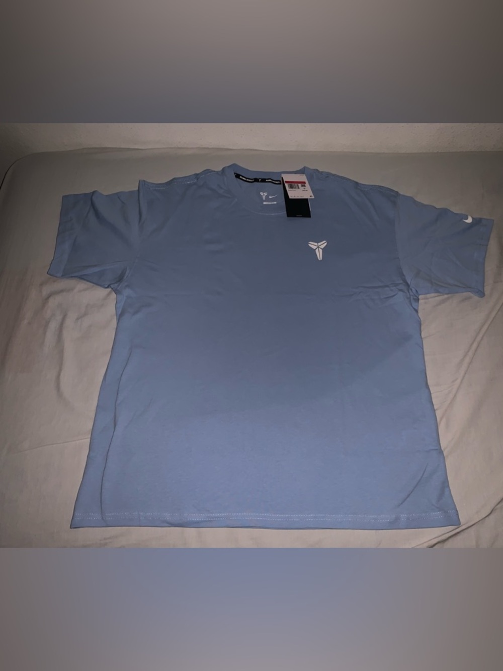 Nike Kobe Bryant Basketball T-Shirt Blue Loose Fit Size: Large